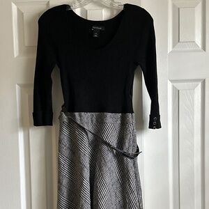 Black winter dress